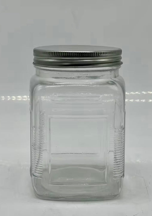 Custom Recipe Group Ltd 32oz Glass jar (Case of 4)